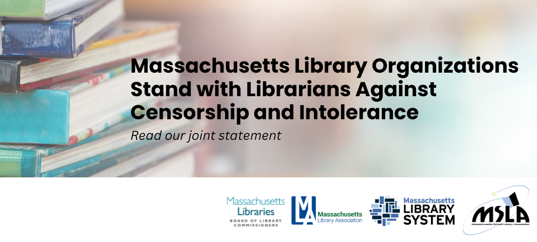 Stand with Libraries
