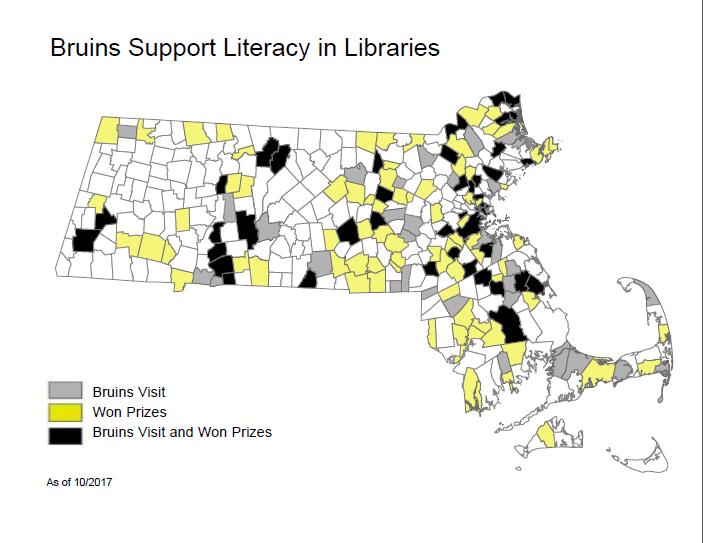 Boston Bruins Statewide Support for Literacy